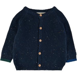 Soft Gallery kojenecký vlněný kardigan 2339 - Dress Blues Velikost: 12 měsíců / 74 - 79 cm Měkký, hřejivý