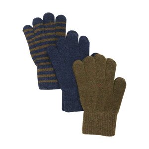 Minymo 3ks dětské vlněné rukavice 162180 - 7021 Velikost: 1 - 2 roky 3ks v balení