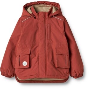 Wheat chlapecká nepromokavá zimní bunda 7420i - 2072 red Velikost: 104 Vodotěsná 10 000 mm, prodyšná 8 000 g/m