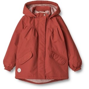 Wheat dívčí nepromokavá zimní bunda Mimmi Tech 7277 - 2072 red Velikost: 104 Vodotěsná 10 000 mm, prodyšná 8 000 g/m