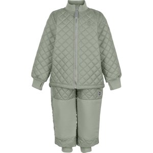 Mikk-Line Mikk - Line dětské termo kalhoty s bundou Desert sage 4205 Velikost: 74 Termoregulační, voděodolné