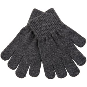 Mikk-Line Mikk - Line dětské vlněné rukavice 93002 Antrazite Velikost: 1 - 3 roky Vlna