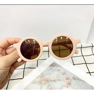 Smiling-baby dětské sluneční brýle růžové UV 400