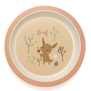 Petit Monkey dětský talíř zajíček dětské talíř medvídek