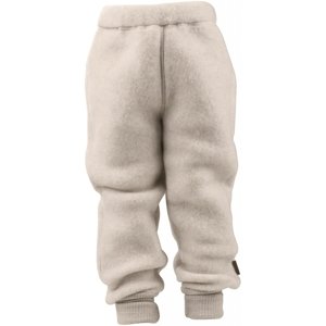 Mikk-Line dětské vlněné merino kalhoty Melange Offwhite 50004 Velikost: 80 Merino vlna