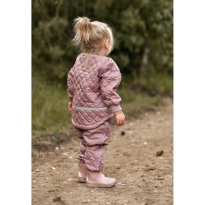 Mikk-Line Mikk - Line dětské termo kalhoty s bundou Adobe Rose 4205 Velikost: 116 Termo, Voděodolný