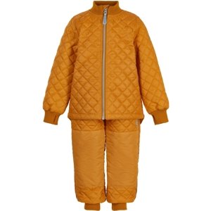 Mikk-Line Mikk - Line dětské termo kalhoty s bundou Inca Gold 4205 Velikost: 140 Oeko-tex, voděodolné
