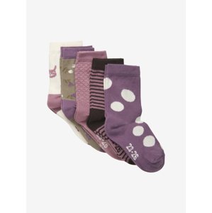 Minymo dětské ponožky 5ks 6022-583 Velikost: 15 - 18 5 kusů v balení