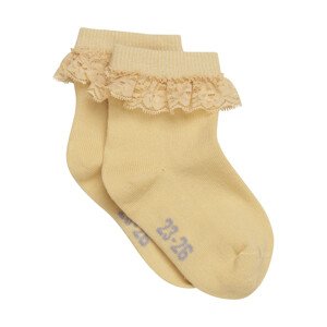 Minymo dívčí ponožky s krajkou 6024-374 Velikost: 19 - 22