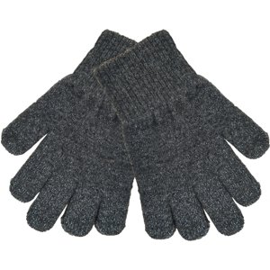 Mikk-Line Mikk - Line dětské vlněné rukavice 93021 Antrazite Velikost: 1 - 3 roky Vlna