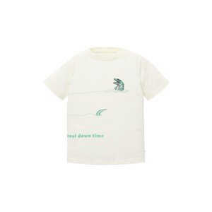 Tom Tailor chlapecké tričko s potiskem 1036056 - 12906 Velikost: 104/110 Organická bavlna