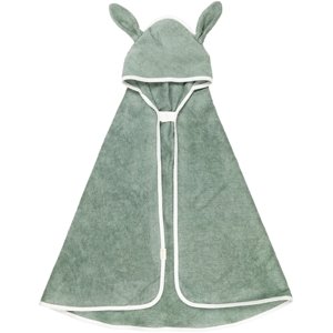 Fabelab dětská osuška s kapucí Zajíc zelená 2006238511 Veselý design medvídka