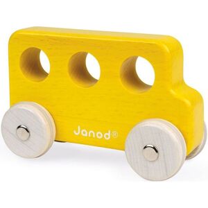 Janod Sweet Cocoon Push-Along Vehicle – bus yellow