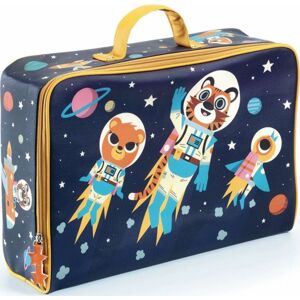 Djeco Dětský kufřík na zip – Vesmír