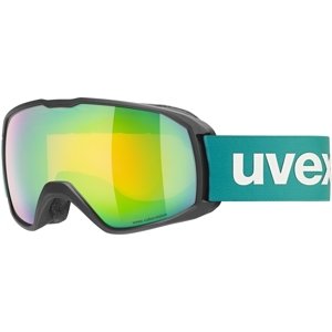 Uvex Xcitd CV - black matt/mirror green colorvision orange (S2)