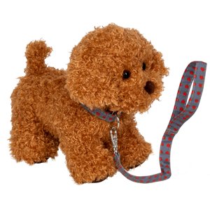 Spiegelburg Poodle Sammy with leash