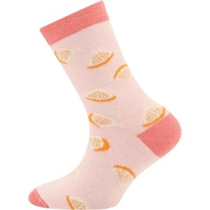 Ewers Socken GOTS Orangen - hellrosa 23-26