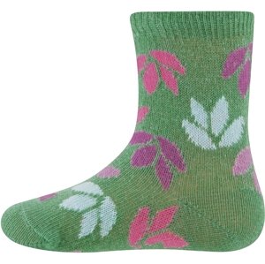 Ewers Socken GOTS Blätter - peppermint 18-19