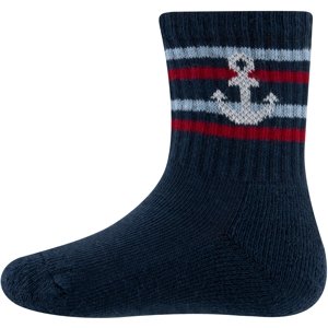 Ewers Socken GOTS Anker - navy 27-30