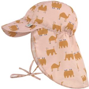 Lassig Sun Protection Flap Hat camel pink 46-49
