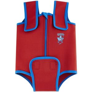 Speedo Neoprene Baby Suit - neon blue/red 74