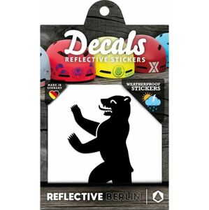 Reflective Berlin Reflective Decals - Berlin Bear - black