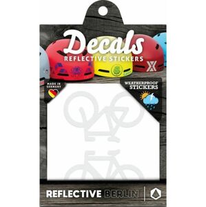 Reflective Berlin Reflective Decals - Bicycles - white