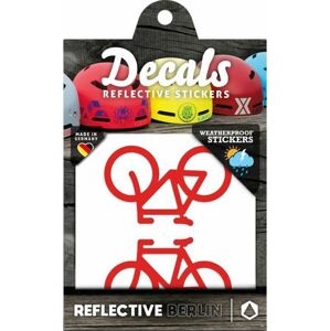 Reflective Berlin Reflective Decals - Bicycles - red