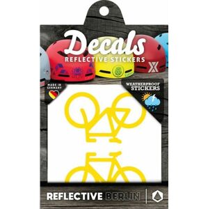Reflective Berlin Reflective Decals - Bicycles - yellow