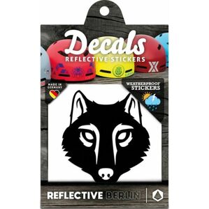 Reflective Berlin Reflective Decals - Wolf - black