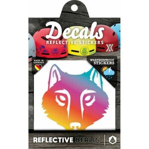 Reflective Berlin Reflective Decals - Wolf - rainbow