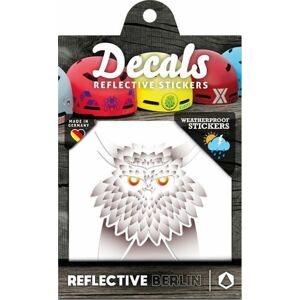 Reflective Berlin Reflective Decals - Owl - white