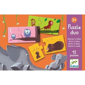 Djeco puzzle Duo - najdi mládě