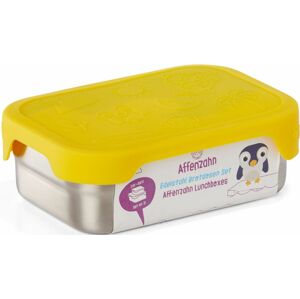 Affenzahn Stainless Steel Lunchbox Set Tiger - silber yellow