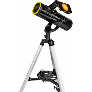 Bresser National Geographic 76/350 Telescope + Sunfilter + Smartphone Adapter