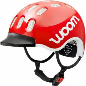 Dětská cyklistická helma Woom - červená S (50-53) 2022