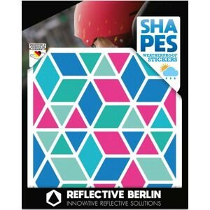 Reflective Berlin Reflective Shapes - Diamonds - coral