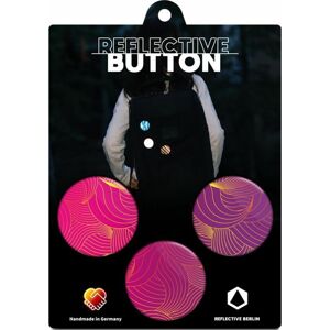 Reflective Berlin Reflective Buttons - Purple & Gold