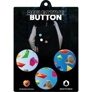 Reflective Berlin Reflective Buttons - Origami