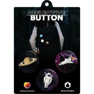 Reflective Berlin Reflective Buttons - Space
