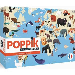 Poppik Puzzle zvířata-500 dílků