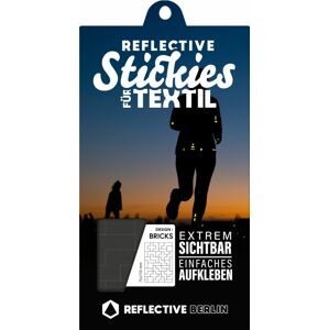 Reflective Berlin Reflective Stickies - Bricks - black