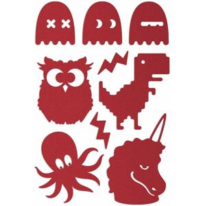 Reflective Berlin Reflective Stickies - Creatures - red