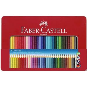 Faber-Castell Pastelky trojboké  GRIP,rozmyvatelné 36 ks v plechu