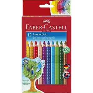 Faber-Castell Pastelky trojboké  Jumbo Grip rozmvytelné 12 ks