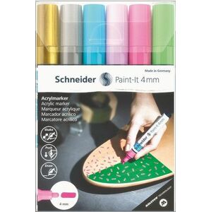Schneider Akrylový popisovač Paint-It 320, 4mm, souprava, 6 barev-V2