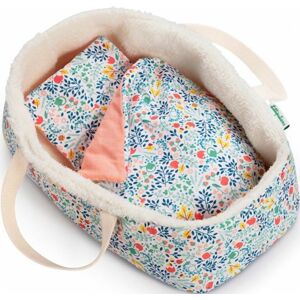 Lilliputiens - Textilní košík pro panenky s květinovým potiskem