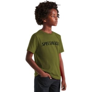 Specialized Youth Wordmark Tee SS - olive green 132-147