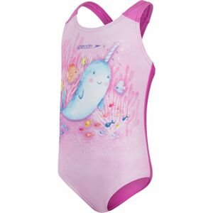 Speedo Toddler Girls Digital Placement Swimsuit - Pink Splash/Spearmint 92