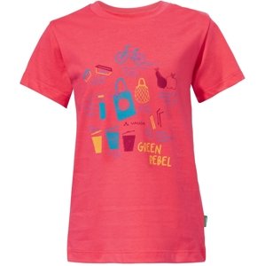 Vaude Kids Lezza T-Shirt - bright pink/arctic 92
